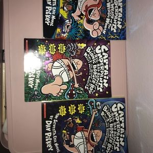 Captain Underpants Books #5, #6,#7